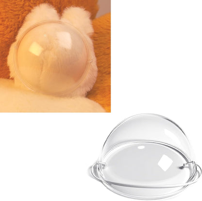 Protective Doll Face Mask Cover for 5.9"/6.7" Doll(Macaron to 3.0) with Elastic Band-Crystal-Clear Hard Display Face Mask ,Dustproof Scratch-Resistant for Dressed Dolls(Dolls Not Included)