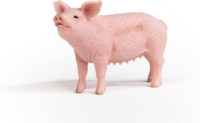Schleich Farm World, Realistic Farm Animal Toys for Kids Ages 3 and Above, Pig Toy Figurine , 2.3 inch