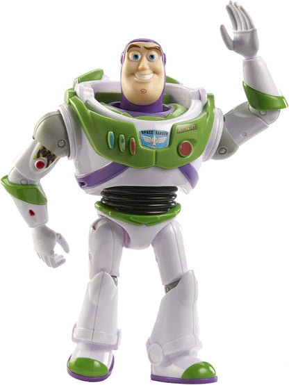 Mattel Disney Pixar Toy Story Action Figure, Posable Buzz Lightyear in Signature Spacesuit Look, Collectible Toy, 7-inch