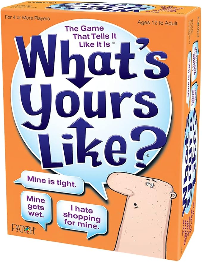 PlayMonster What's Yours Like? — Hilarious Party Card Game — Describe What Your Guess Word is Like — Ages 12+