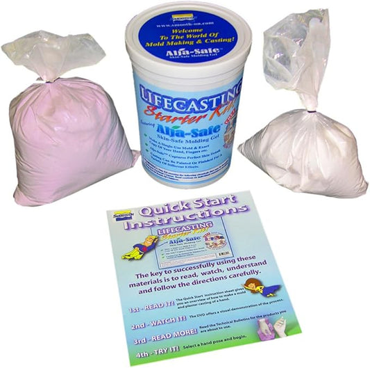 Life Casting Starter Kit With Alja-Safe Alginate
