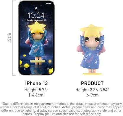 POP MART Nyota Growing up by Your Way Series Figures, 12PCs Blind Box Figures, Random Design Action Figures Collectible Toys Home Decorations, Holiday Birthday Gifts, Whole Set