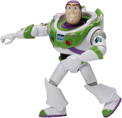 Mattel Disney Pixar Toy Story Action Figure, Posable Buzz Lightyear in Signature Spacesuit Look, Collectible Toy, 7-inch