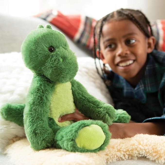Vermont Teddy Bear Dinosaur Stuffed Animal – 15 Inch Green Dinosaur Plush Toys, Soft Stuffed Dino Plushie, Fun Gift Toy, Perfect for Snuggling for Kids, Boys and Girls, Buddy Collection