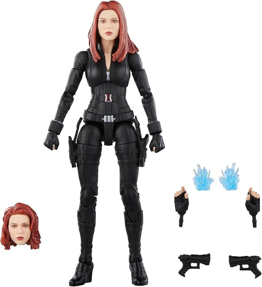 Marvel Hasbro Legends Series Black Widow, Captain America: The Winter Soldier Collectible 6 Inch Action Figures, Legends Action Figures