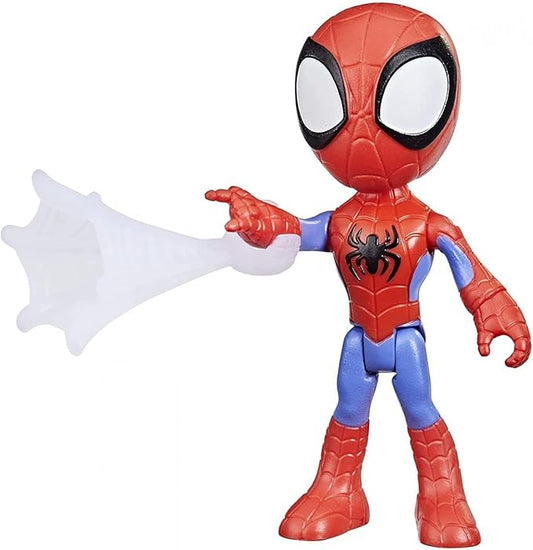 Spidey and his Amazing Friends Marvel Spidey Hero Figure, 4-Inch Scale Action Figure, Includes 1 Accessory for Kids Ages 3 and Up