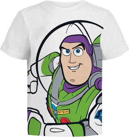 Toy Story Pixar T-Shirt (Sets) Woody Buzz Lightyear Jessie Rex Hamm MrPotato Forky Slinky Dog Toddler/Birthday Kids Clothes
