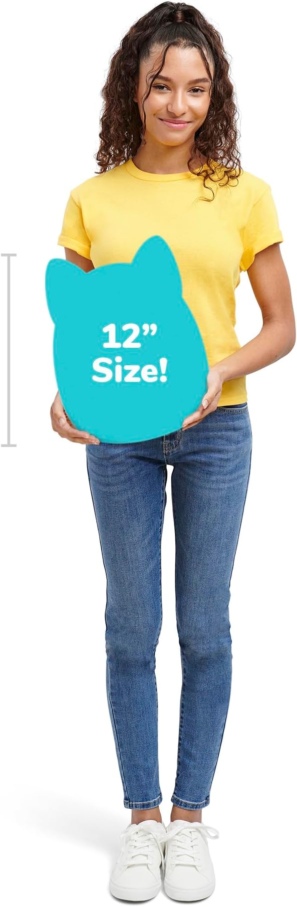 Squishmallows Original 12-Inch Bo Lynn Teal Spotted Mushroom - Official Jazwares Plush (Medium-Sized)