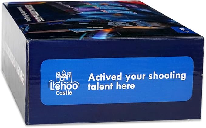 Lehoo Castle Shooting Targets for Nerf Guns, Nerf Targets Vest for Shooting Practice Electronics Shooting Games for Kids, Gift for 3-13 Year Old Boys Girls