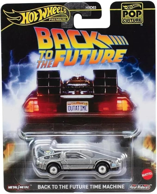 Hot Wheels Premium Back to The Future Time Machine - Real Riders
