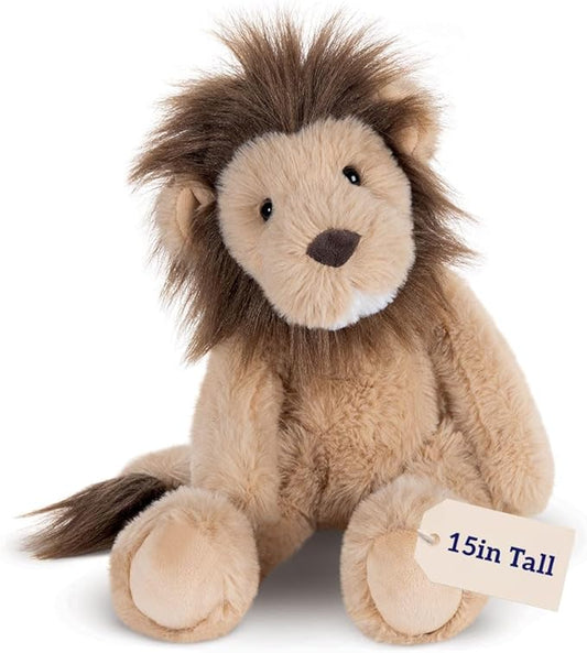 Vermont Teddy Bear Plush Cute Stuffed Animal – Soft Small Lion Plush Teddy Bear Toy for Kids, Girls, Boys & Baby Gifts – Designed in USA, Eco-Friendly Stitch Stuffed Animal with Bear Hospital Care