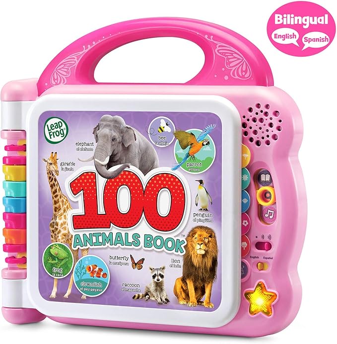 LeapFrog 100 Animals Book (Frustration Free Packaging), Pink