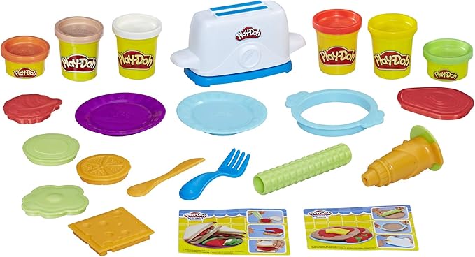 Play-Doh PLAYDOH E0039EU4 Kitchen Toaster Creations, Multicolor