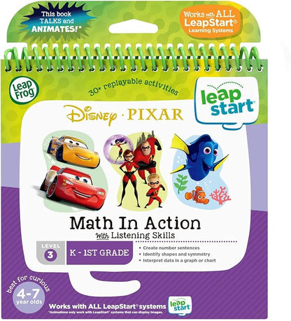 LeapFrog LeapStart 3D Disney Pixar Pals Math Book
