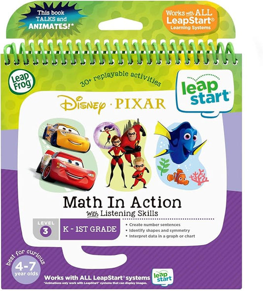 LeapFrog LeapStart 3D Disney Pixar Pals Math Book