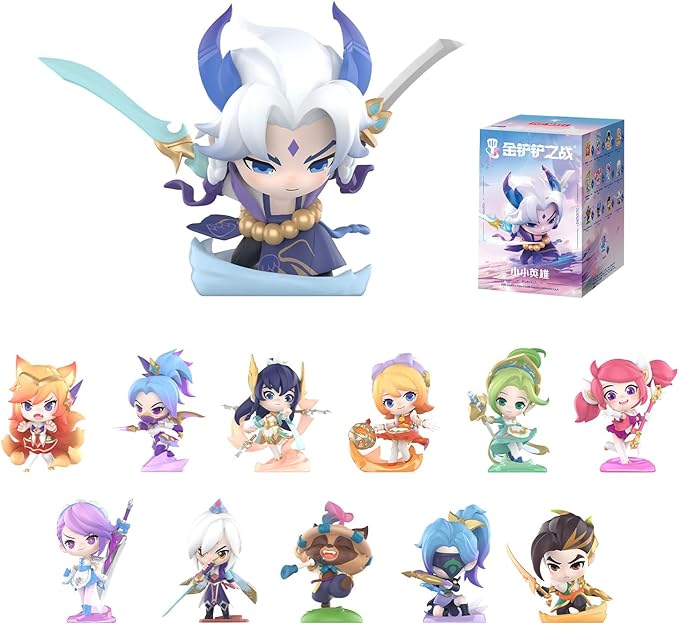 POP MART Fight for The Golden Spatula Chibi Series Figures, Blind Box Figures, Random Design Action Figures Collectible Toys Home Decorations, Holiday Birthday Gifts, Single Box