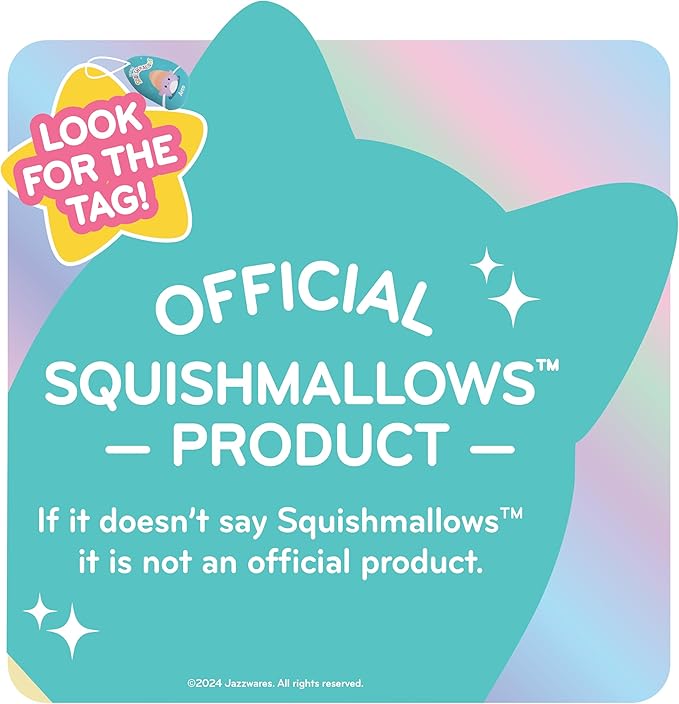 Squishmallows Original 10-Inch Solenn The Salmon Sushi - Official Jazwares Plush - Collectible Soft & Squishy Sushi Stuffed Animal Toy - Add to Your Squad - Gift for Kids, Girls & Boys