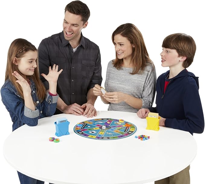 Hasbro Gaming Trivial Pursuit Game: Family Edition Board Game, Family Trivia Games for Adults and Kids, 2+ Players, Ages 8+ (Amazon Exclusive)