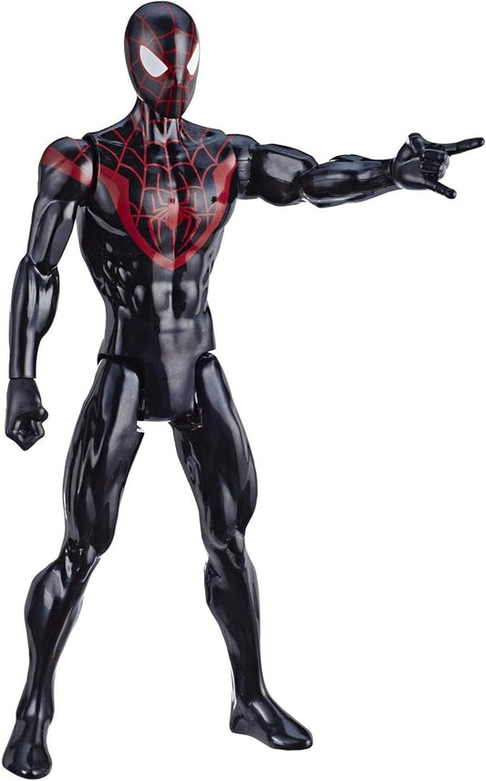 Marvel Spider-Man: Titan Hero Series Mile Morales 12"-Scale Super Hero Action Figure Toy Great Kids for Ages 4 & Up