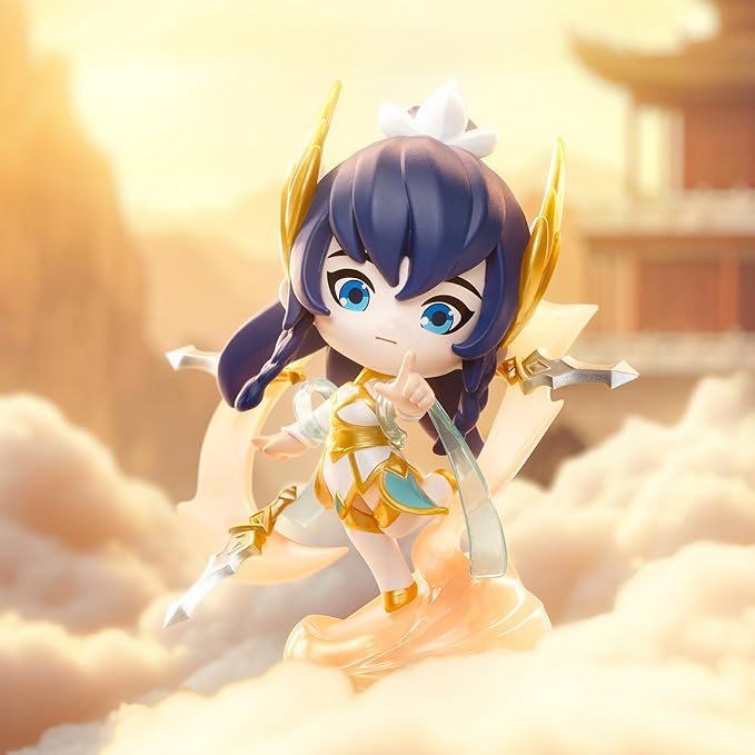 POP MART Fight for The Golden Spatula Chibi Series Figures, 12PCs Blind Box Figures, Random Design Action Figures Collectible Toys Home Decorations, Holiday Birthday Gifts, Whole Set