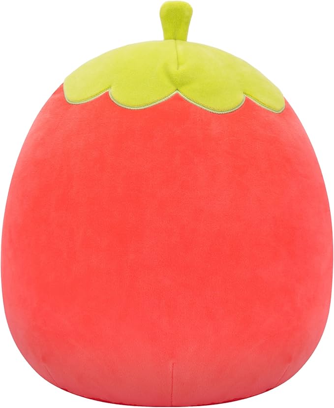 Squishmallows Original 12in Scarlet The Red Strawberry with Glasses and Flower Pin – Official Jazwares Plush (Medium-Sized)