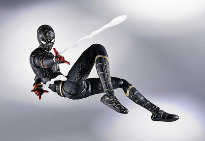 TAMASHII NATIONS - Spider-Man: No Way Home - Spider-Man (Black & Gold Suit), Bandai Spirits S.H.Figuarts Action Figure