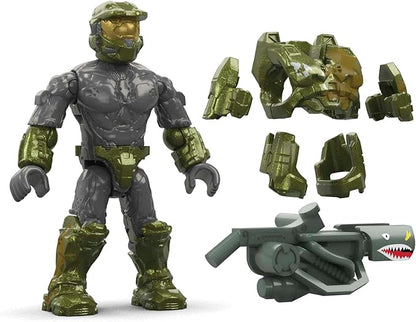 MEGA Halo Infinite Building Toys Set, Floodgate Firefight with 634 Pieces, 4 Micro Action Figures, Poseable Articulation, Accessories, Kids or Adult (Amazon Exclusive)