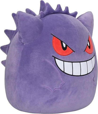 Squishmallows Pokemon 14-Inch Gengar Plush - Add to Your Squad, Ultrasoft Stuffed Animal Large Plush, Official Kelly Toy Plush