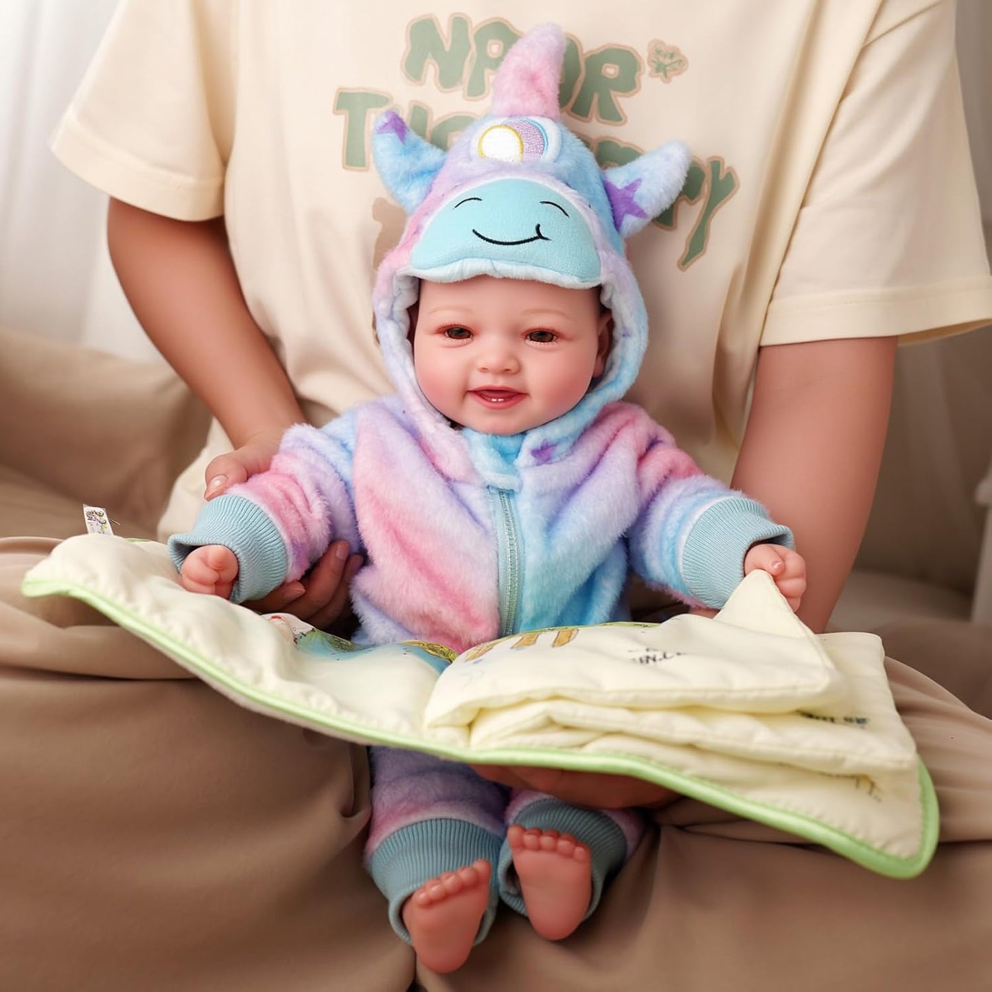 BABESIDE Baby Dolls, 17inch Large Realistic Cute Soft Body Baby Doll Real Life Baby Dolls with Accessories for 3+ Year Old Girls Gifts, Pretend Play, Collection