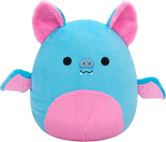 Squishmallows Original 16-Inch Boyle Blue Fruit Bat - Official Jazwares Plush (Large)