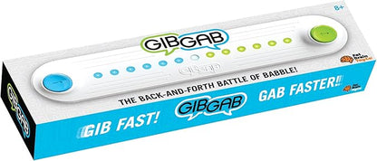 Fat Brain Toys GibGab - Fast-Paced Trivia Party Game for Kids & Adults, 2 Players