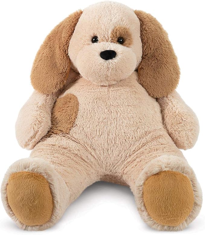 Vermont Teddy Bear Dog Stuffed Animal - 4 Foot Big Puppy Stuffed Animal from Giant Cuddle Collection - Adorable & Collectible Stuffed Dog Plush for Kids & Adults - Crafted in The USA