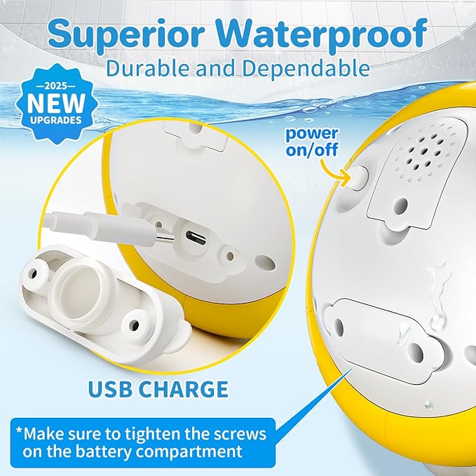 Baby Bath Toys, Light Up Whale Sprinkler Bath Toys for Kids Ages 1-3, Pool Water Toys for Toddlers Bathtub Fountain Toys, Birthday Gifts for 1 2 3 Year Old Boys & Girls