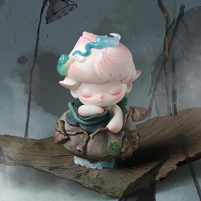 POP MART DIMOO Stories in The Cup Series Figures, Blind Box Figures, Random Design Action Figures Collectible Toys Home Decorations, Holiday Birthday Gifts, Single Box