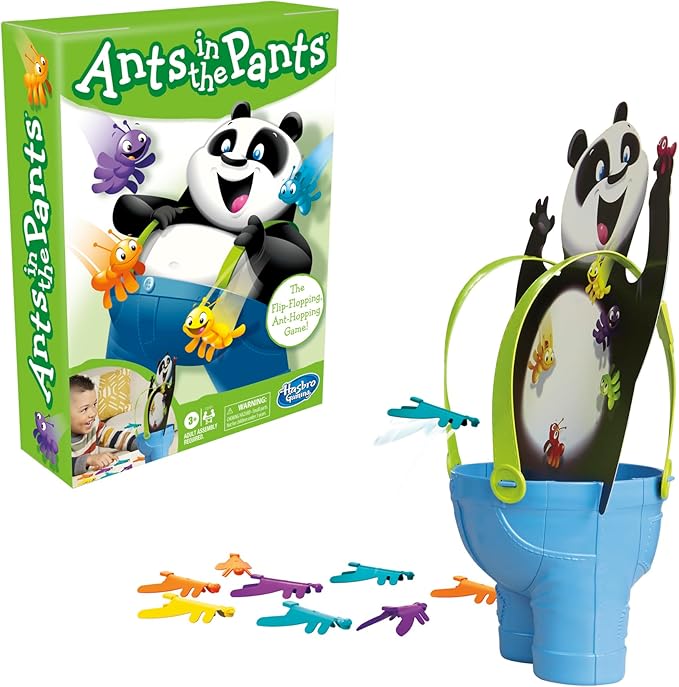 Hasbro Gaming Ants in The Pants Preschool Game for Kids Ages 3+, Fun Board Game for 2-4 Players (Amazon Exclusive)