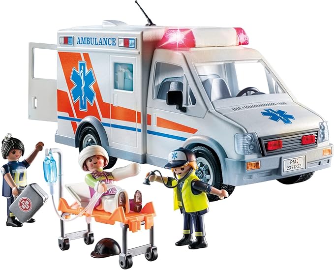 Playmobil Ambulance with Accessories and 3 Figures