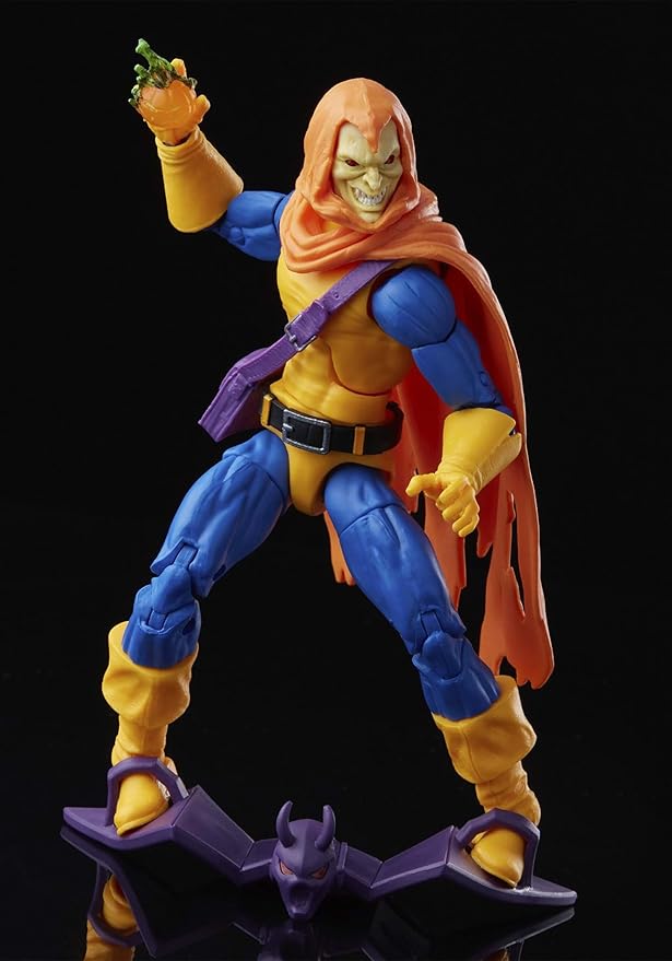 Marvel Legends Series Spider-Man 6-inch Hobgoblin Action Figure Toy, Toy Biz Inspired Design, Includes 3 Accessories: Glider, Pumpkin Bomb, Satchel