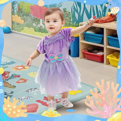 Meland Baby Princess Costume - Baby Girl Halloween Costumes for Infant Girls 6 Month-3T, Princess Dress for Toddler Dress Up