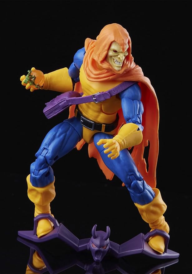 Marvel Legends Series Spider-Man 6-inch Hobgoblin Action Figure Toy, Toy Biz Inspired Design, Includes 3 Accessories: Glider, Pumpkin Bomb, Satchel