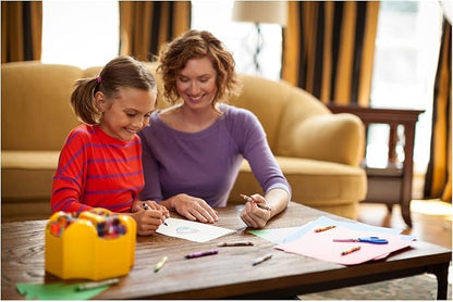 Crayola Ultimate Crayon Caddy with Lid and Sharpener, 152 Crayons (520030)