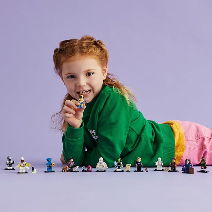 Lego Minifigures Marvel Series 2 6 Pack 66735 Mystery Blind Box, Surprise Collectible Characters for Role Play or to Add to a Minifigure or Marvel Collection, A Gift for Disney and Marvel Fans