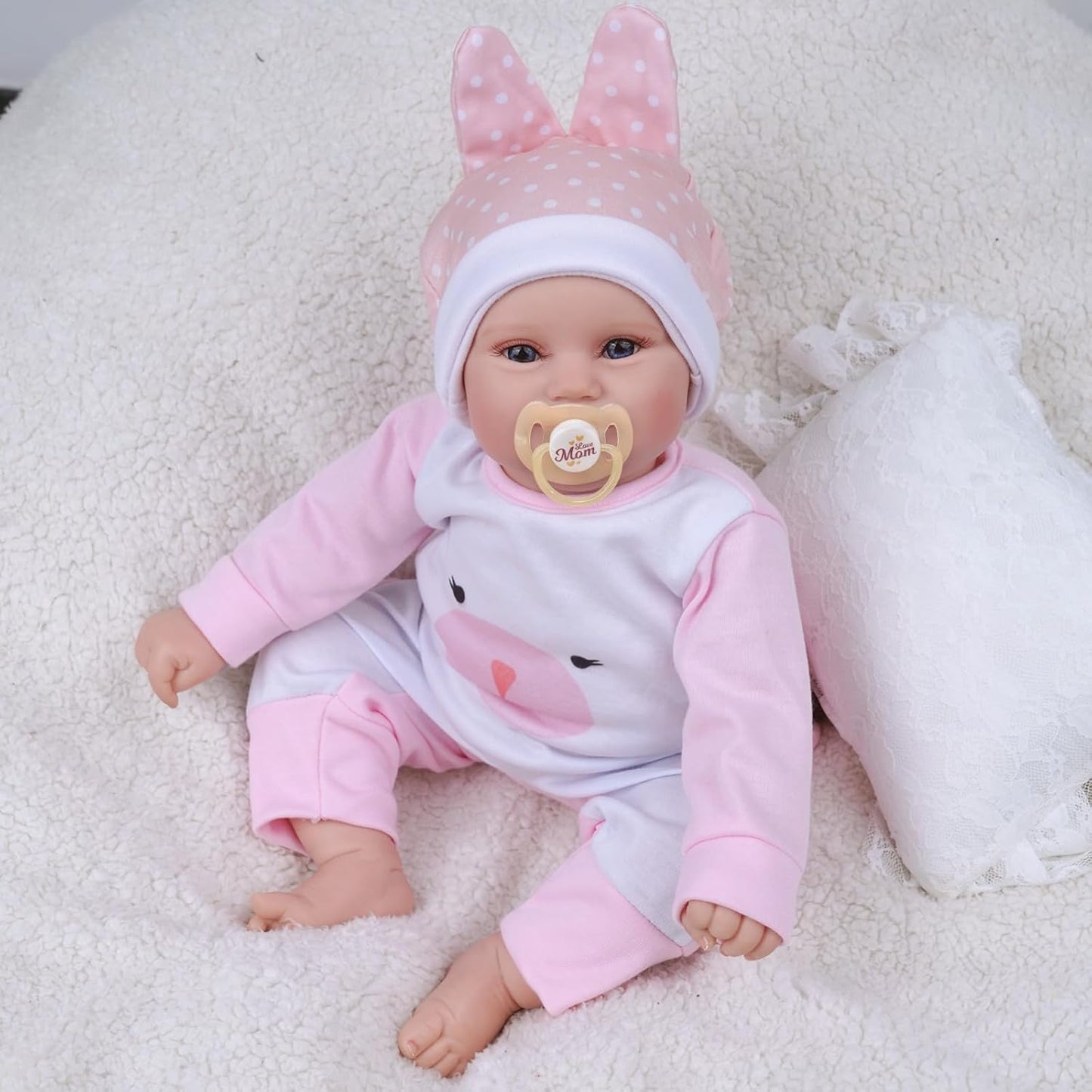 BABESIDE Reborn Baby Dolls - 20 Inch Cute Soft Vinyl Realistic-Newborn Baby Doll for 3+ Year Old Girls Kids Real Life Like Baby Doll