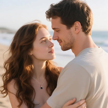 Iefil Valentines Gifts for Her Wife - 10-11mm Freshwater Pearl Necklace, Rose Flower Pearl Necklace, Anniversary Jewelry Gifts for Women Wife Mom Girlfriend Her, 925 Sterling Silver