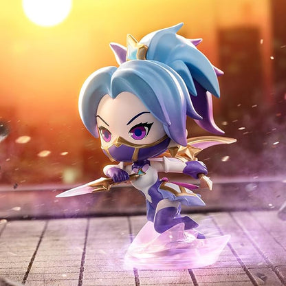 POP MART Fight for The Golden Spatula Chibi Series Figures, Blind Box Figures, Random Design Action Figures Collectible Toys Home Decorations, Holiday Birthday Gifts, Single Box