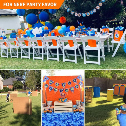 Banvih 2 Pack Mini Blaster Guns for Nerf, Christmas Stocking Stuffers for Kids, Small Toys Pistols for Kids Toddlers Ages 3-5 5-7 8-12 Year Olds Birthday Gifts - 20 Refill Foam Darts and 2 Wristbands