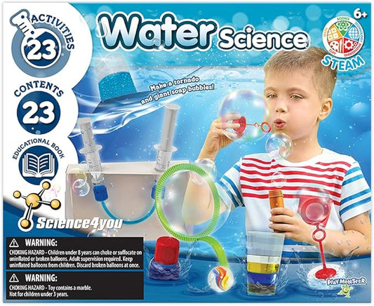 PlayMonster Science4you - Water Science - Create and Experiment with H2O - Fun, Education Activity for Kids Ages 6+