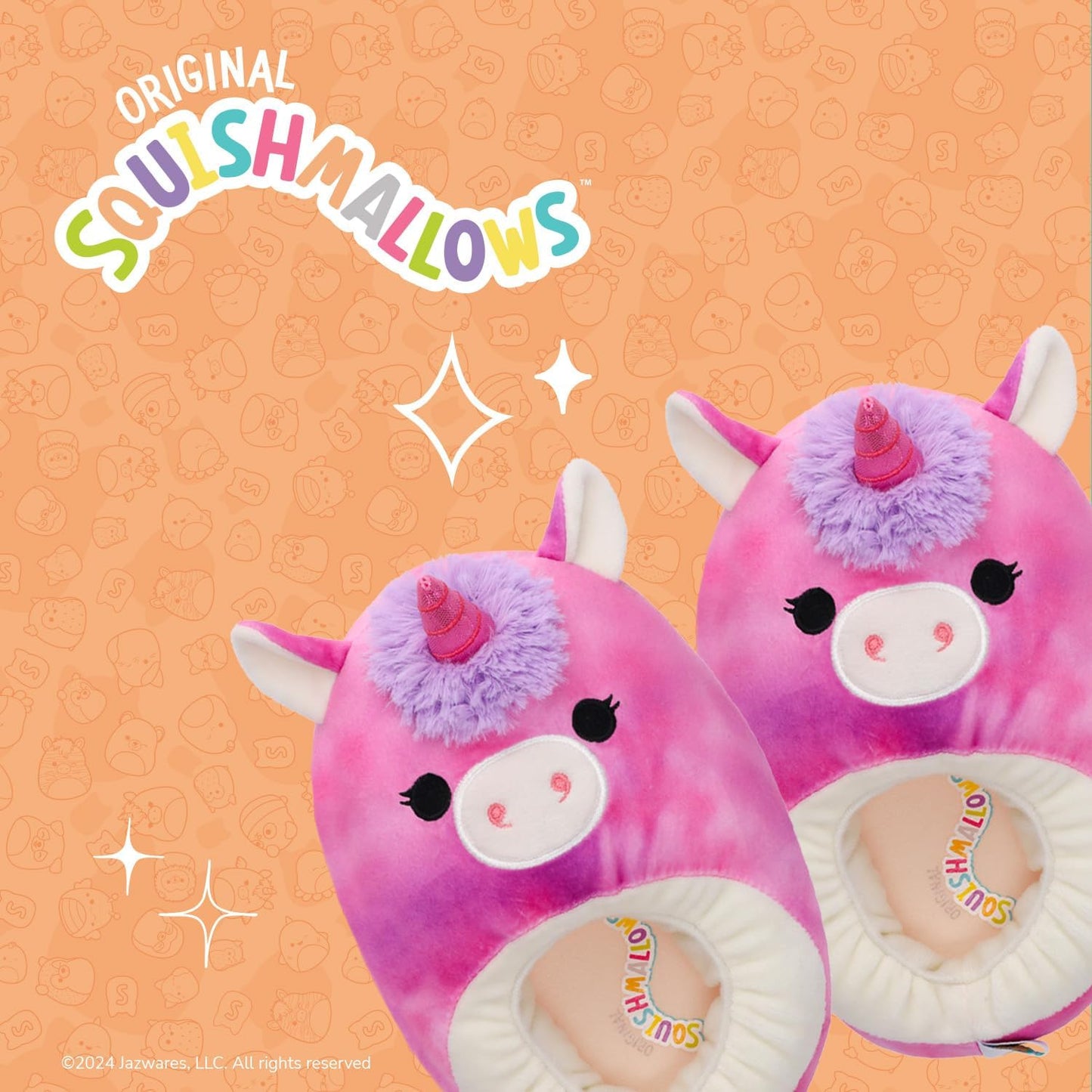 Squishmallows Slippers Plush Lightweight Warm Comfort Soft Aline Slipper House Shoes for Kids and Adults (sizes 11-1 Little Kid / 2-5 Big Kid / 5-10 Adult)