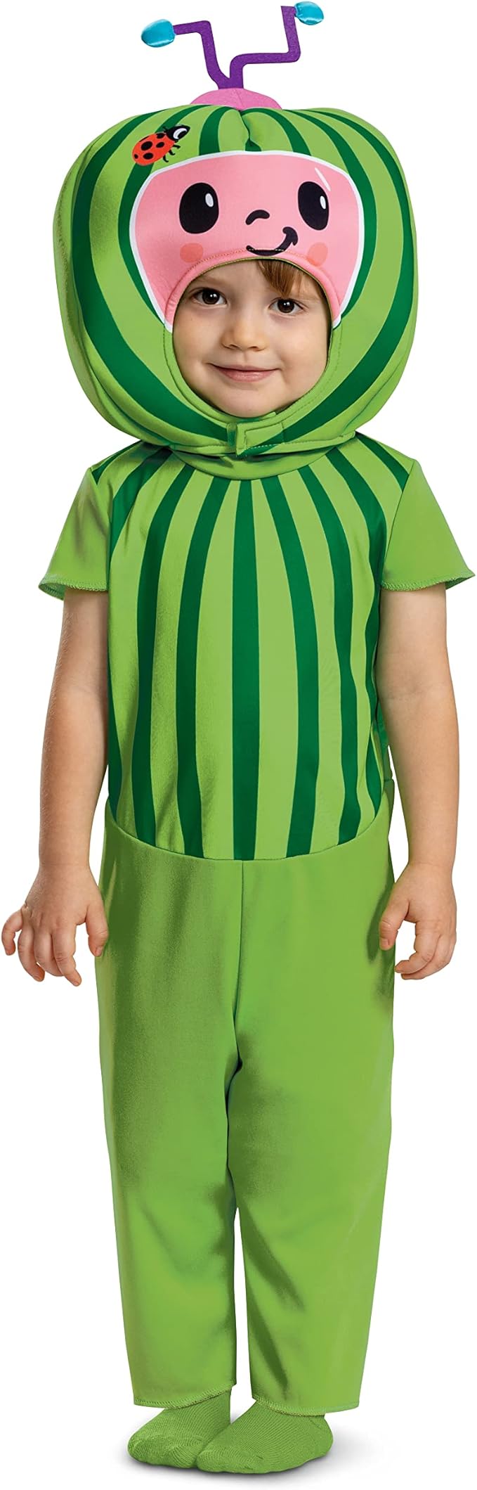 Disguise Cocomelon Costume For Kids, Official Cocomelon Costume Watermelon Headpiece