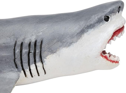 Safari Ltd. Megalodon Figurine - Detailed 7.25" Shark Figure - Educational Toy for Boys, Girls, and Kids Age 3+