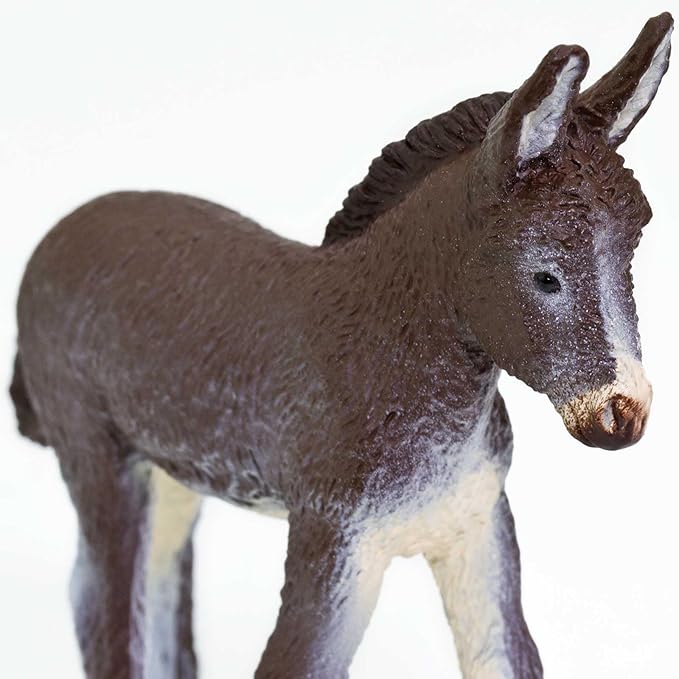 Safari Ltd. Donkey Figurine - Detailed 4" Plastic Model Figure - Fun Educational Play Toy for Boys, Girls & Kids Ages 3+
